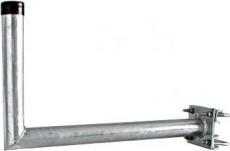 Geländer- Masthalter | Mastausleger Ø48mm, 45cm mit Zahnschelle 