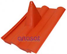 Gummiziegel Frankfurter Pfanne (rot) 