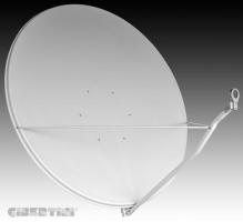 Gibertini Sat-Antenne Offset 150cm Alu [Farbe: Lichtgrau] 