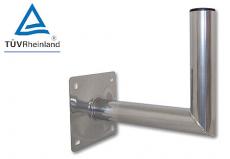 Wandhalter Stahl TÜV geprüft | 50cm Wandabstand 50mm Rohr ø 