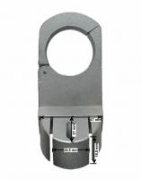 LNB Halter Alu für Emme Esse / Gallun / Giga Blue Antennen 40mm 