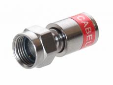 Cabelcon F-CX3 4.0 QM F-Kompressionsstecker für 4mm SAT-Kabel 
