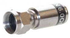 Cabelcon F-59-CX3 6.0 QM F-Kompressionsstecker für 6mm SAT-Kabel 