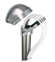 Mastkappe aus Aluminium | Für Mastdurchmesser 48 - 52 mm | bis zu 25 Kabel | 
