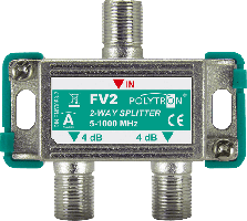 Polytron BK-Verteiler 2-fach | Kabel TV 