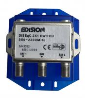 Edision DiseqC Umschalter 2/1 inkl. Wetterschutz 