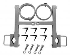 Schornstein o. Kamin Montage Set | Mastauslegerset / Montage ohne Bohren am Kamin 