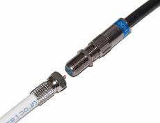 Outdoor SAT-Kabel Verlängerung Meterware Cavel RP913PE Schwarz SA Klasse A++ mit Cabelcon F-Stecker 7m