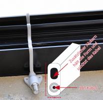 Fensterdurchführung XL PROFI-Ausführung | 34cm Kabellänge 