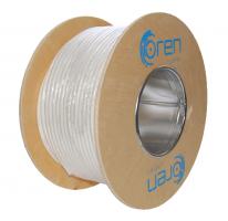 Ören HD 103 A+ Koaxialkabel (1,0/4,6) PVC weiß, RG6 6,8mm 100m Rolle 