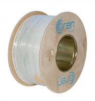 Ören HD 063 (0.6/2.7) PVC Mini Koax 4,3 mm Class A+ weiss Trishield 250m Spule 