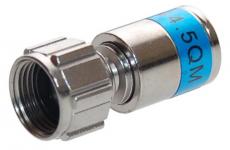 Cabelcon F-MINI-TD QM 4,5 SHORT TrueDrop Compression F-Stecker für 4,3mm Mini Koaxialkabel 