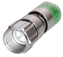 Cabelcon FM-MINI-TD QM 5.0 W/O O-RING Push-Pin Compression F-Stecker für 5mm Midi Koaxialkabel 