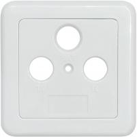 Axing SZU 2-10 Steckdosen-Abdeckung, zweiteilig TV/R/SAT für Antennendose SSD 5-xx und SSD 6-xx 