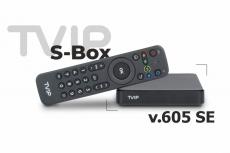 TVIP S-Box v.605 SE 4K UHD Linux IP-Receiver Dual-WiFi, LAN, Bluetooth, HDMI, USB, MicroSD 