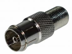 Adapter F-Buchse auf IEC-Buchse HQ 