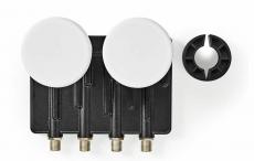 Monoblock QUAD LNB für 6° Nedis SLNBQDM60BK 