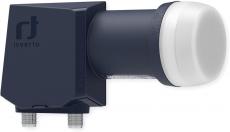 Inverto Premium Twin LNB 40mm | IDLP-TWL413-PREMU-OPN | 4K 8K UHD, PLL, 5G LTE Filter 
