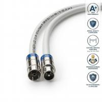 Kathrein LCD 111 A+ TV Antennenkabel – Digital Kabelfernsehen HD 4K – Cabelcon Stecker & Buchse 