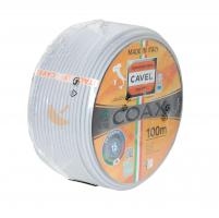 LSZH SAT-Kabel Cavel SAT703ZH Halogenfreies Sicherheits-Koaxialkabel, Raucharm und UV-beständig 100m Rolle 