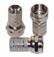 F-Connector / F-Twist Connector for 4mm mini coax cable 