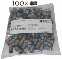 100x Cabelcon F-Stecker 7mm | F-6-TD Self-Install 5.1 NI True Drop 