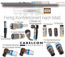 Antennenkabel Cavel TS703J Class A++ Fertig Konfektioniert 
