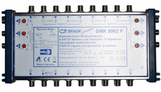 Spaun SMK 99129 F Cascadable SMK 99XX2 F mit Switch für Analog Receiver 