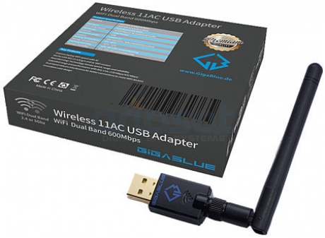 GigaBlue WLAN/Wifi Adapter für alle GigaBlue und Linux Receiver | 600Mbps