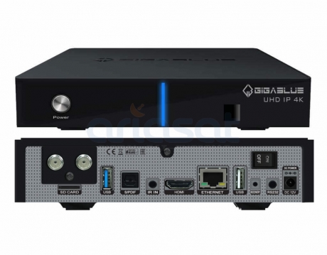Gigablue UHD IP 4K Sat-Receiver mit Dual DVB-S2x Tuner und E2 Linux OS