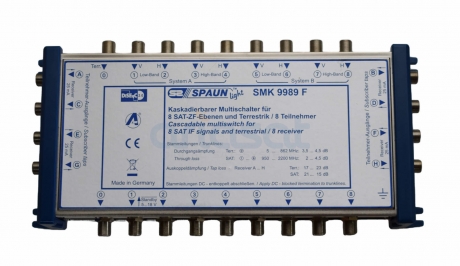 Spaun SMK 9989 F Multischalter Erweiterung / Kaskade 'Made in Germany'