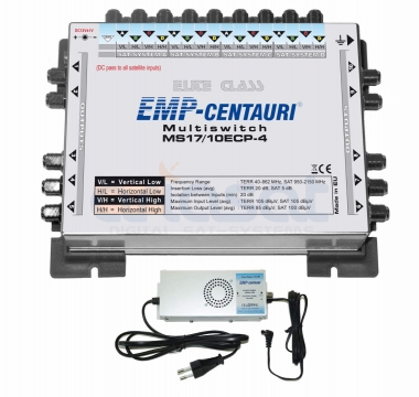 Multischalter 17/10 ECP-4 EMP Centauri E.Lite Class inkl. Netzteil