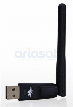 AB-COM WLAN 150 Mbit/s USB Adapter RT5370 mit +2dB Antenne