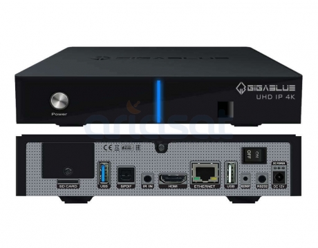 Gigablue UHD IP 4K IP Box Receiver (ohne Tuner) mit E2 Linux OS