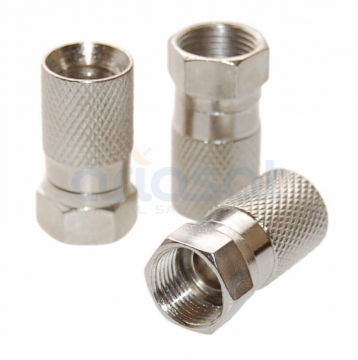 F-Connector / F-Twist Connector for 7.7mm coax cable