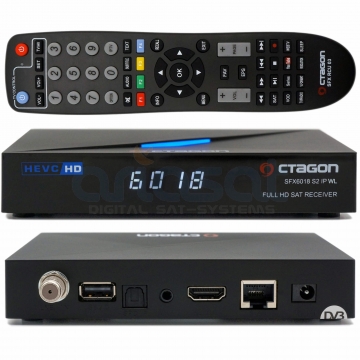 OCTAGON SX87 WL HD H.265 SAT+IP Receiver