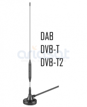 DVB-T/T2 DAB Passive Zimmer Stabantenne