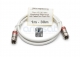 Mini coaxial satellite cable Ören HD 063 A+ with Push-Pin Cabelcon F-connector assembled by the metre