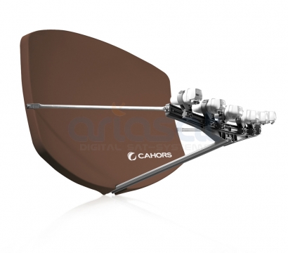 BIG BISAT Multibeam SMC Antenne von Cahors Farbe: Braun