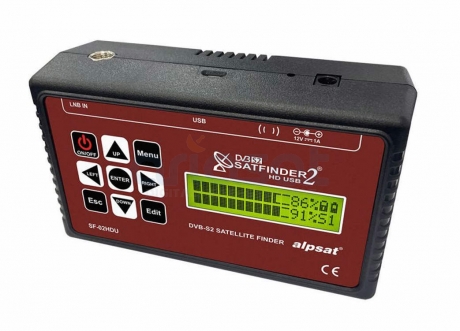 ALPSAT 2 Satfinder 2HD USB KU/C/KA-Band, DVB-S/S2
