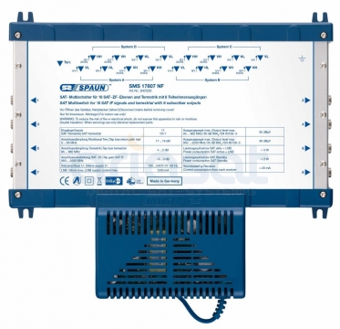 Spaun SMS 17807 NF | Multischalter 17/8 'Made in Germany'