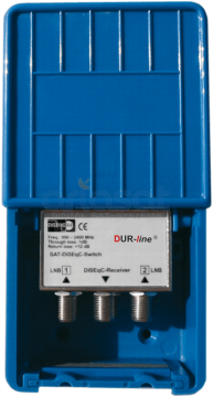 DiSEqC-Schalter 2/1 mit Wetterschutz | DurLine