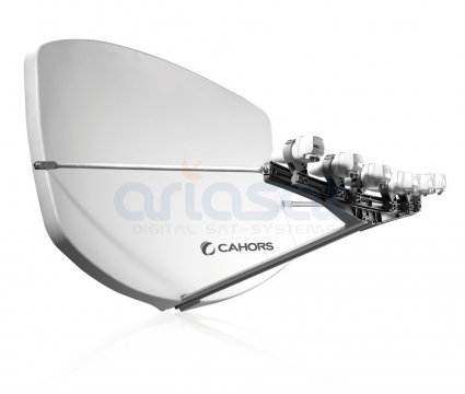 BIG BISAT Multibeam SMC Antenne von Cahors Farbe: Weiß