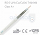 Mini coaxial satellite cable Ören HD 063 A+ with Push-Pin Cabelcon F-connector assembled by the metre