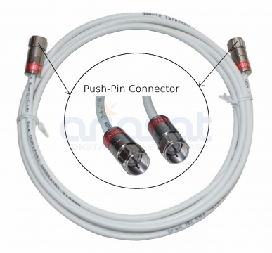 Mini Sat-Kabel 4,3mm Ören HD 063 A+ mit Cabelcon Push-Pin F-Stecker