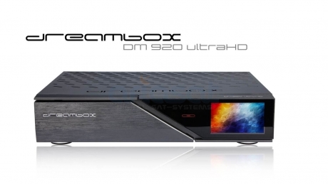 Dreambox DM920 UHD 4K 1x Twin DVB-S2 Tuner E2 Linux PVR Receiver