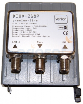 DiSEqC-Schalter Venton 2/1 DIWO-218P Premium Line