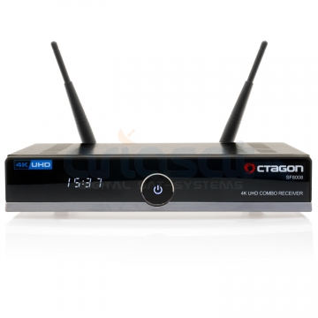 OCTAGON SF8008 4K UHD COMBO E2 DVB-S2X & DVB-C/T2 Receiver