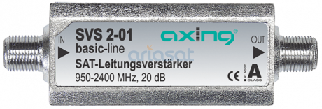 Axing SVS 2-01 SAT-Leitungsverstärker | 950…2200 MHz | 20 dB