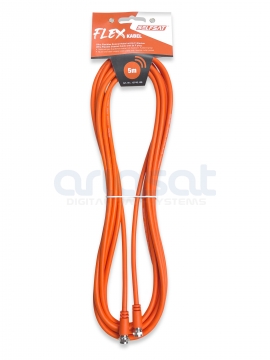 Selfsat Ultra Flexibles Sat-Kabel mit F-Stecker